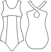 Empire Crossback -princess body Leotard