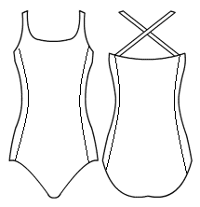 Double strap with side panels