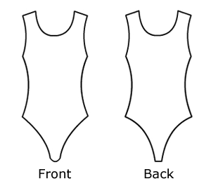 Thong Cut Leg Options for Custom Leotards and Custom Activewear, Dancewear for Adults and Children, leotards, biketards, capri pants, dance pants, dresses, stage costuming