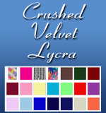 Crush Velvet Lycra Fabrics
