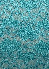 Fabric 12018 Aqua blue lace