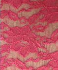 Fabric 12047 Neon pink lace