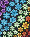 Fabric 1265 Diagonal flowers