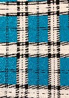 Fabric 1267 Turquoise plaid