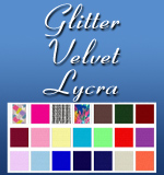 Glitter Velvet Lycra Fabrics
