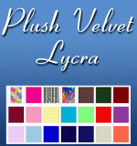 Plush Velvet Lycra Fabrics