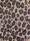 Fabric 11198 Purple leopard mesh