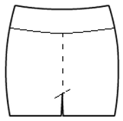 Hot Pants with Rollover Waistband