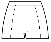 Front racing stripe basic shorts