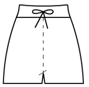 Drawstring Basic Shorts