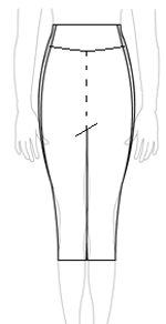 Side racing stripe capri leggings with rollover waistband