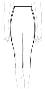 Capris with Side Racing Stripe