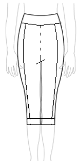 Side and leg capri leggings with 2
