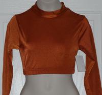 HIgh neck collared sport top