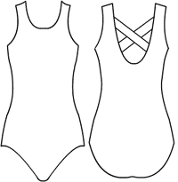 Ballet Back with Double Straps Leotard
